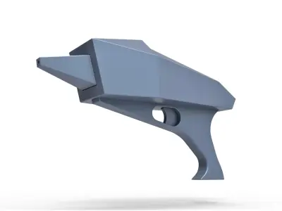 Big Alien Vaporizer pistol from The Invaders 1967 TV series 3D model