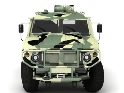 GAZ Tigr 3d model 3D model