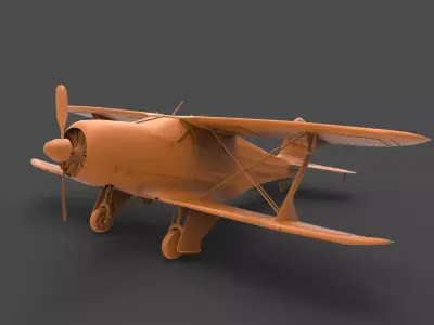 Beechcraft G17S 3D print model