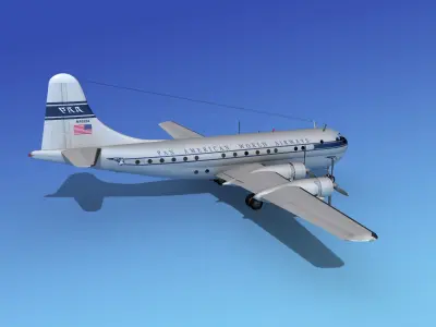 Boeing 377 Pan Am 1 3D model