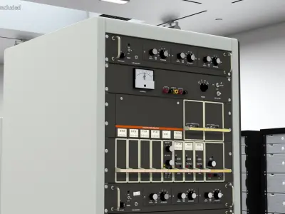 Seismograph Machine 3D model