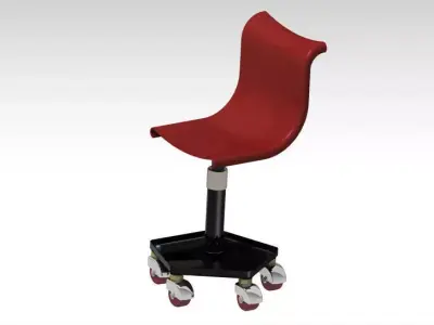 Car repair seat Free 3D model