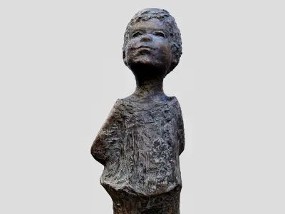 Boy Statue 3D model