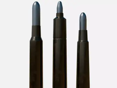 Bullets Mondragon and Mauser Low-poly 3D model