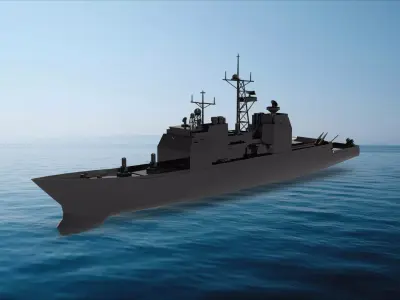USS Donald Cook 3D model