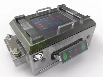 weapon case fingerprint Free 3D model