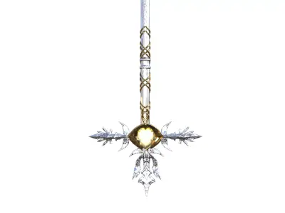 Grece of healer Low-poly 3D model