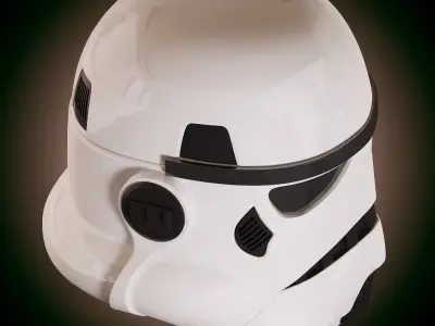 Star Wars Stormtrooper helmet  3D model