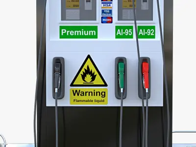 Petrol Pump 3D model