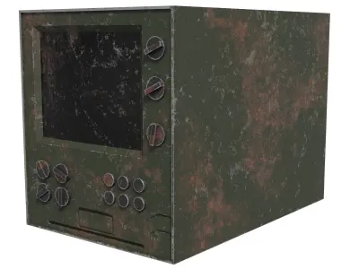 Military Device 02 - Low Poly Game Ready Low-poly 3D model