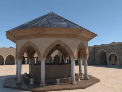 Medieval inn 3D model