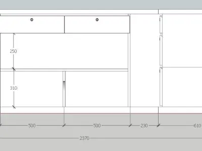 White color Reception Desk 3D model  Free 3D print model