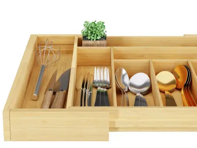 kitchen accessories Collection  Free low-poly 3D model