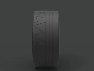 Front wheel from Ice Charger 3D model