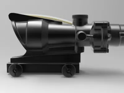 Tricon ACOG 4x scope 3D model