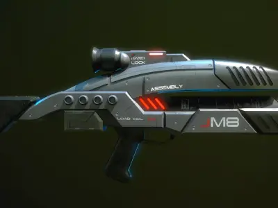 M-8 Avenger MassEffect 3D model