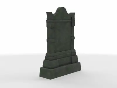 tomb stone 01 3D model