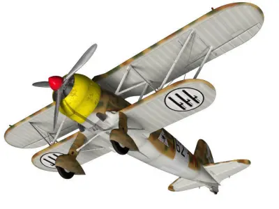 Fiat CR42 Falco 3D model