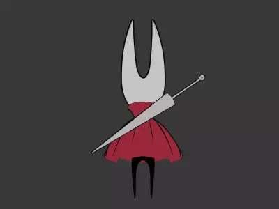 Hornet from Hollow Knight SilkSong 3D model