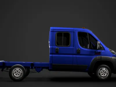 Ram Promaster Truck Crew Cab 3450 WB 2020 3D model