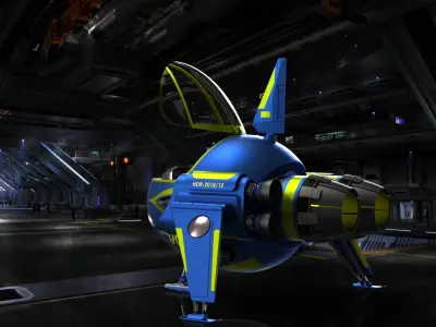 fighter aeroplane 3d model for games AP003 3D model