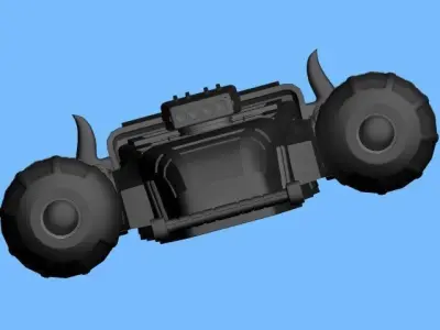 Xpress Fighter Spacecraft 3D model