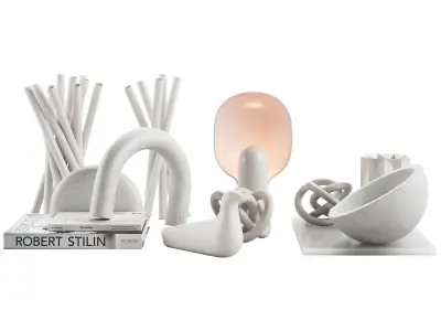 021 WHITE decorative pack PART 1 3D model