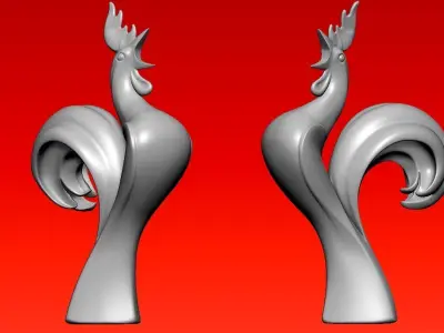 Rooster statue - Decor - 3D print 3D print model