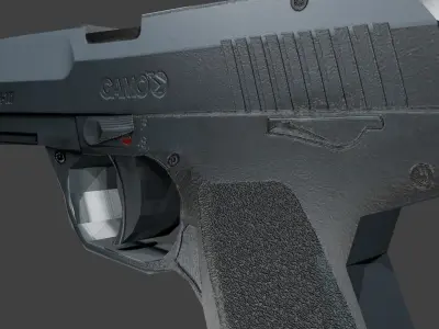 GAMO pistol Free low-poly 3D model