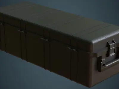 Military Case 4B Low-poly 3D model