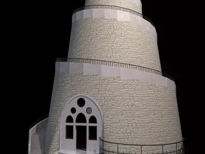  Notre-Dame du Liban 3D model