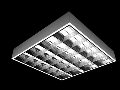 Office ceiling lamp 3D model