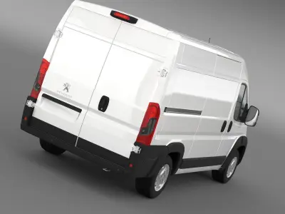 Peugeot Manager Furgon L2H2 2017 3D model