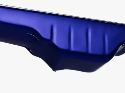 Oil Pan Blue 3D model