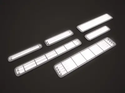 Sci Fi Light Kitbash 3D model