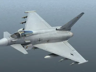 Typhoon Luftwaffe 3D model