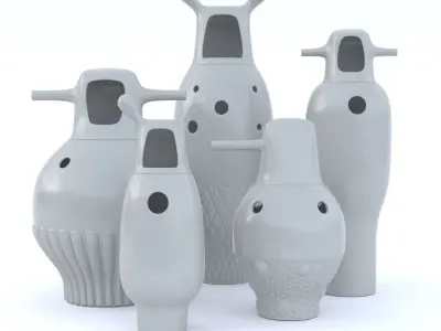 Jaime Hayon Vases Free 3D model