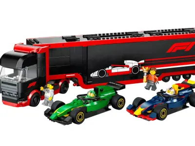 TwindBricks3D - 60445 F1 Truck with RB20  -  AMR24 F1 Cars 3D print model