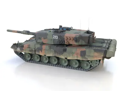 Panzer 87 Leopard - 213 - Swiss Army 3D model