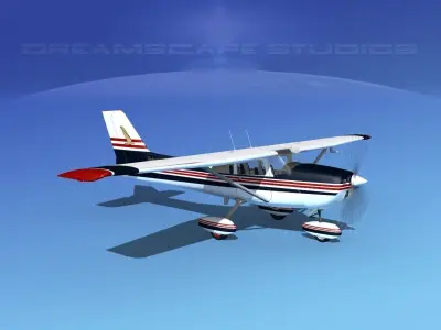 Cessna 172 Skyhawk 1976 V10 3D model
