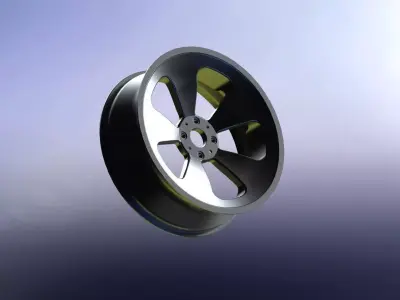 Car wheel 2 Free 3D model