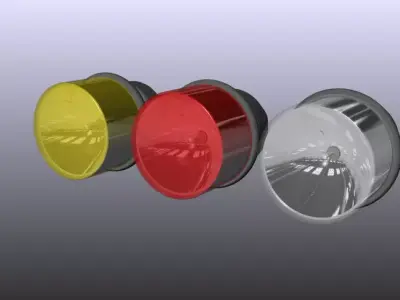 Hella 55mm Brake Turn Reverse Modules Free 3D model