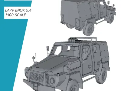 LAPV Enok 5 4 Bundeswehr 3D print model