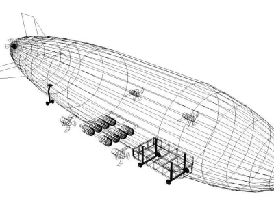 Zeppelin - Classic 3D model