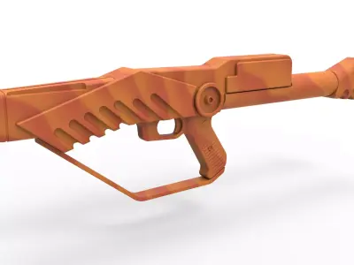 Suliban Rifle from Star Trek Enterprise TV series 3D model