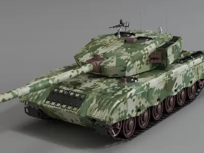 96A main battle Tank 96A tank ZTZ96A main battle tank 3D model
