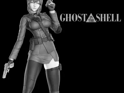 Major Motoko Kusanagi 3D print model