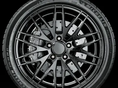 Michelin Pilot Sport 4S 275 35 ZR21 3D model