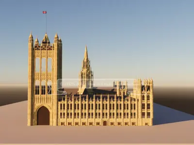 Palace of Westminster - does not include Big Ben 3D model