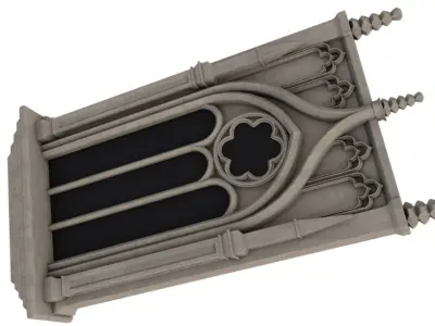 Gothic Window collection 3D model